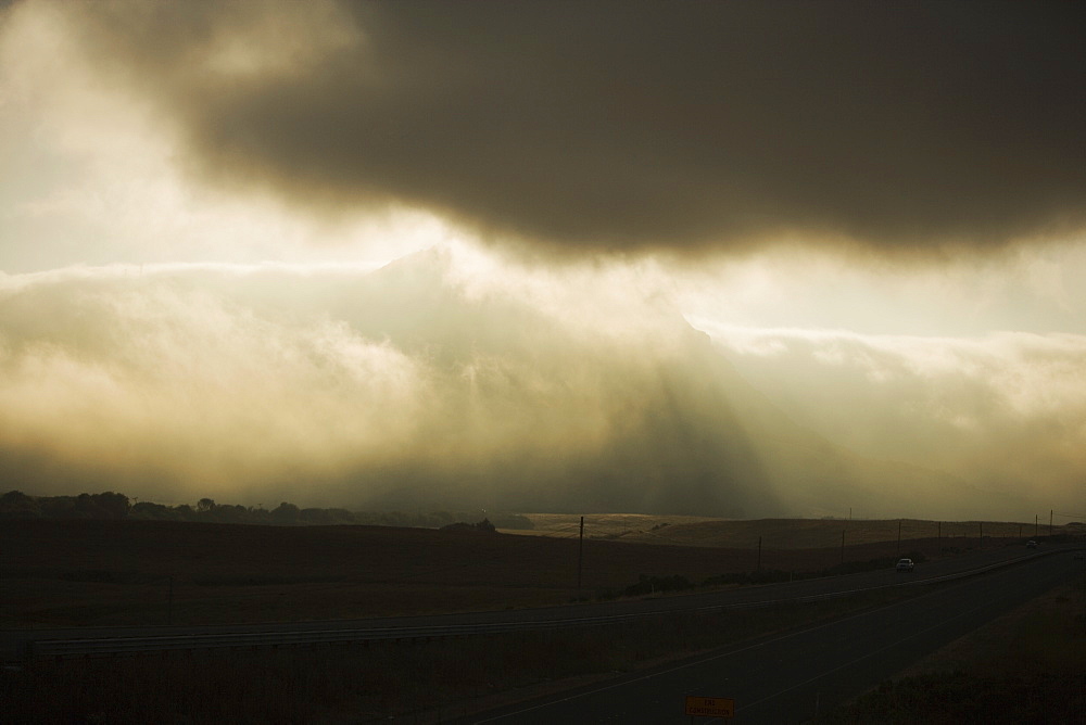 Low angle view of rain clouds