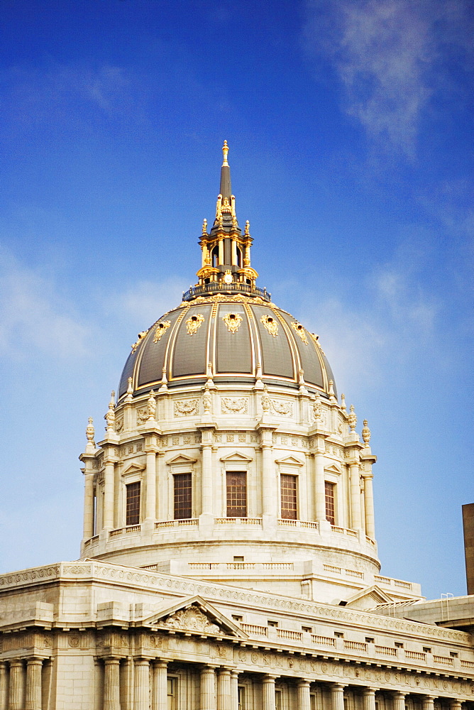 Low angle view of a building, City Hall, San Francisco, California, USA