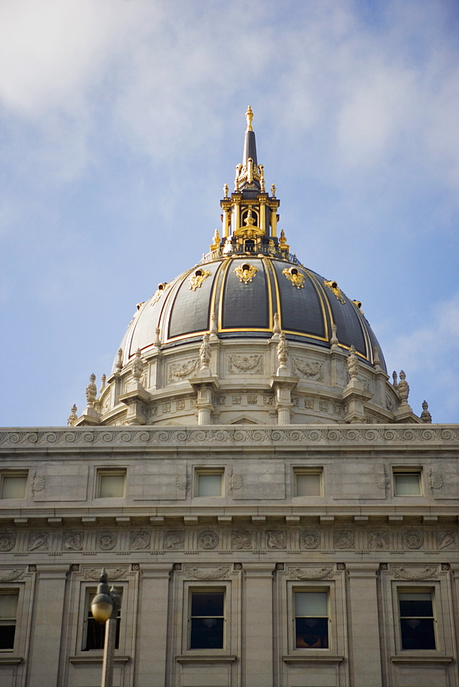 Low angle view of a building, City Hall, San Francisco, California, USA