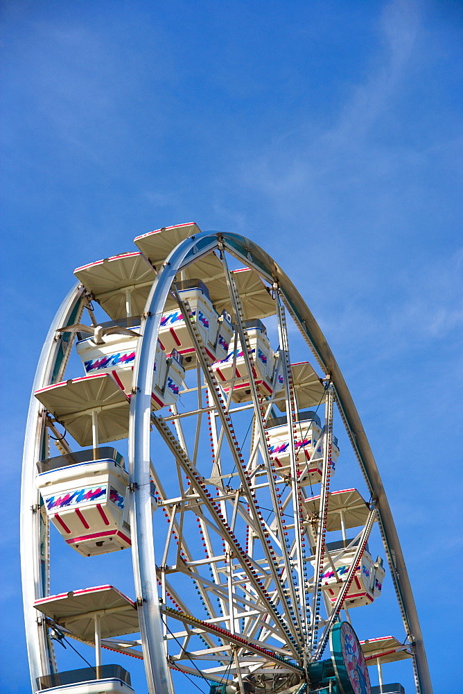 Low angle view of a ferris wheel, Riverfront Park, Cocoa Village, Cocoa Beach, Florida, USA