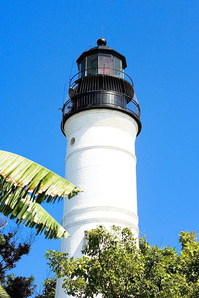 Low angle view of a lighthouse, Key West Lighthouse Museum, Key West, Florida, USA