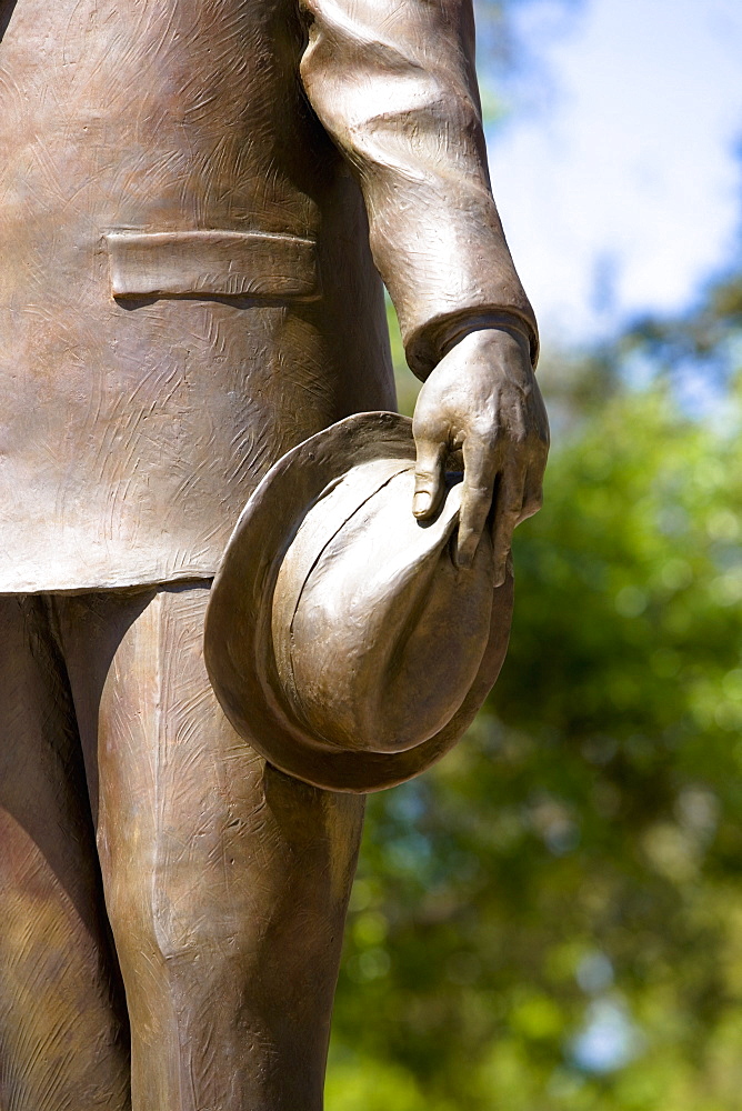 Close-up of a statue, Ybor City, Tampa, Florida, USA