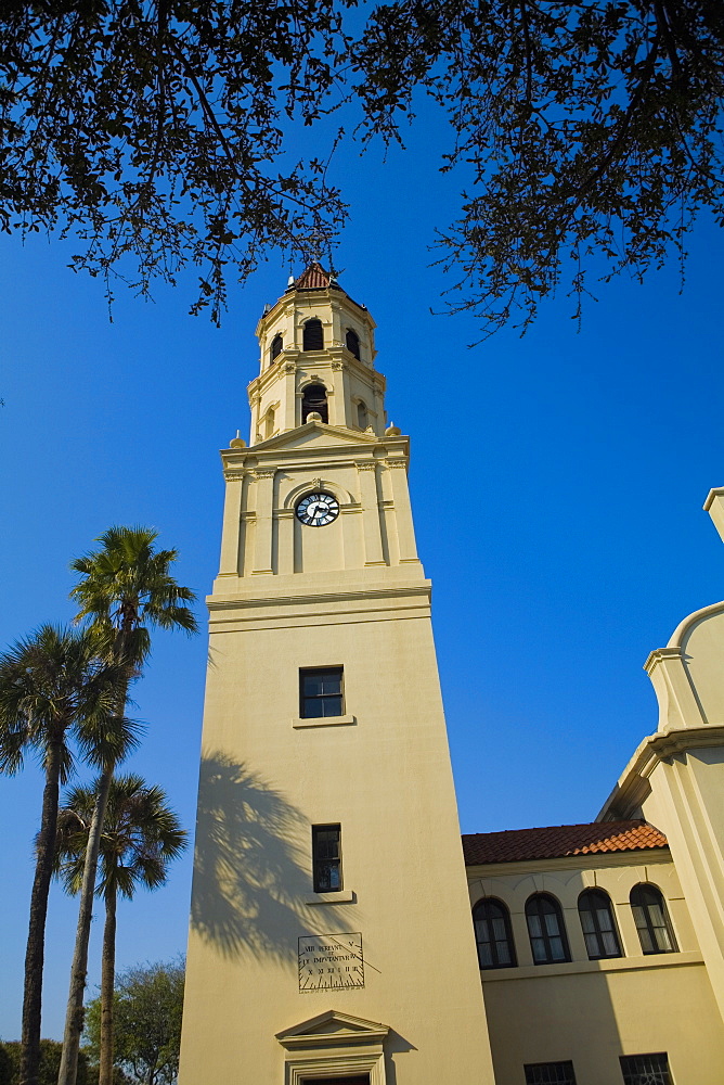 Low angle view of a cathedral, St. Augustine, Florida, USA