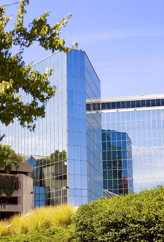 Low angle view of a hotel, Hyatt Regency Hotel, Baltimore, Maryland, USA