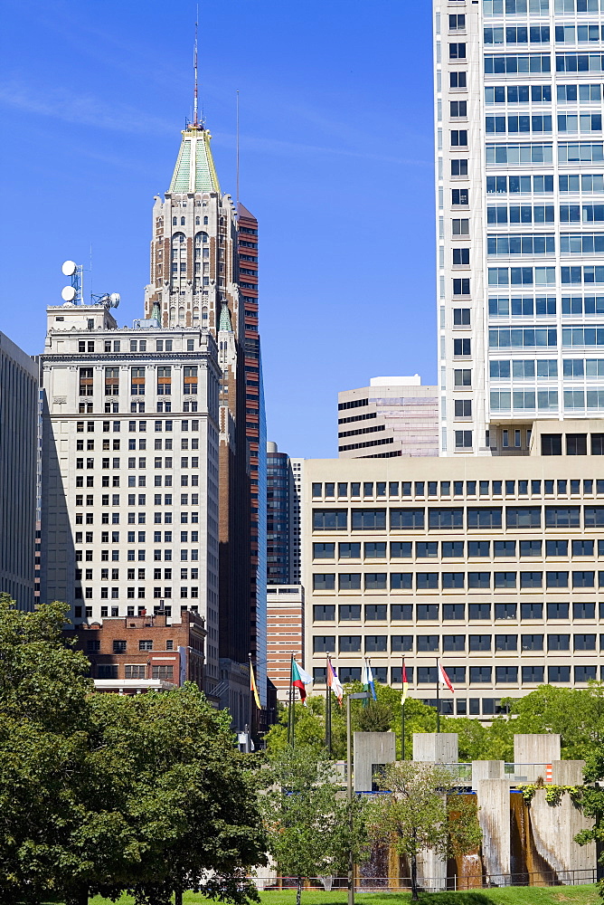 Skyscrapers in a city, Baltimore, Maryland, USA