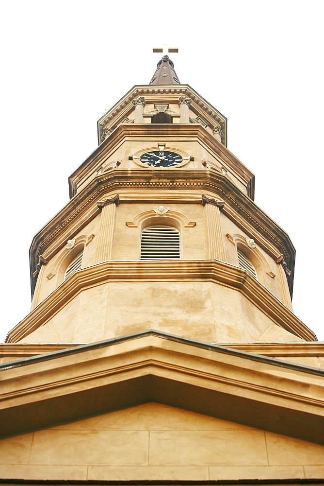 Low angle view of a church, St. Philip's Church, Charleston, South Carolina, USA