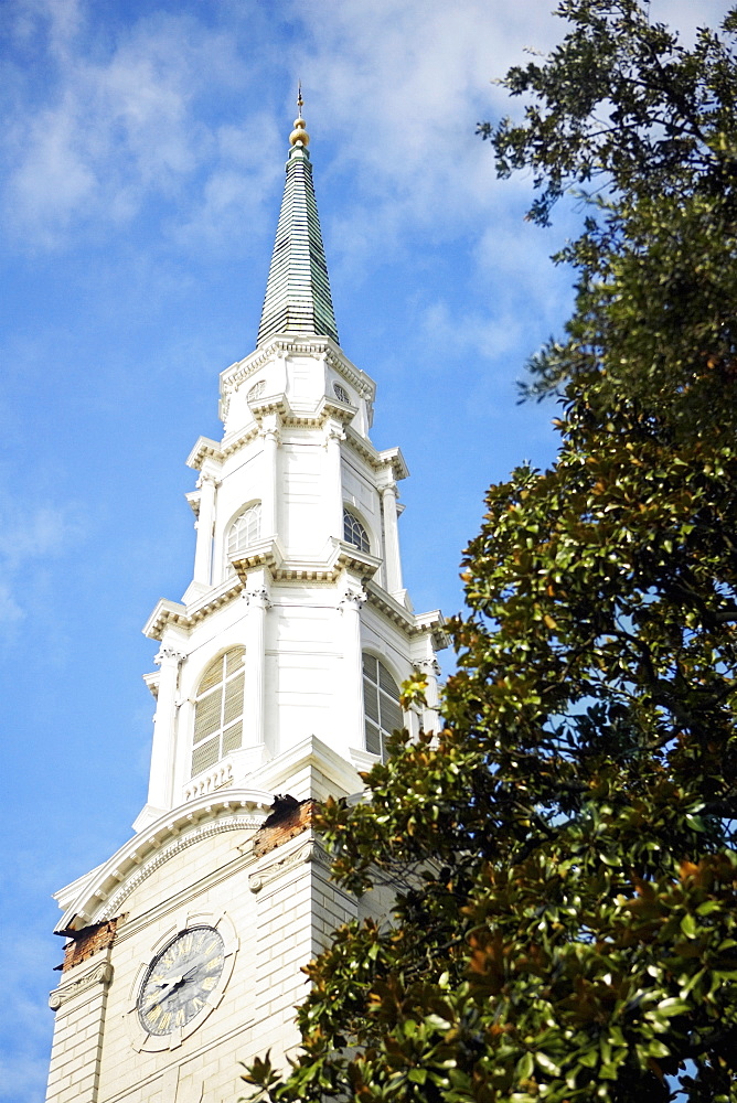 Low angle view of a church, Georgia, USA