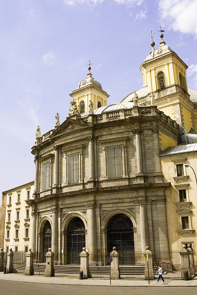 Low angle view of a church, Madrid, Spain