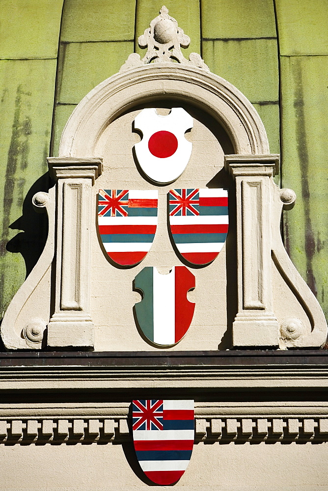 Close-up of a dome, Coronation Pavilion, Iolani Palace, Honolulu, Oahu, Hawaii Islands, USA