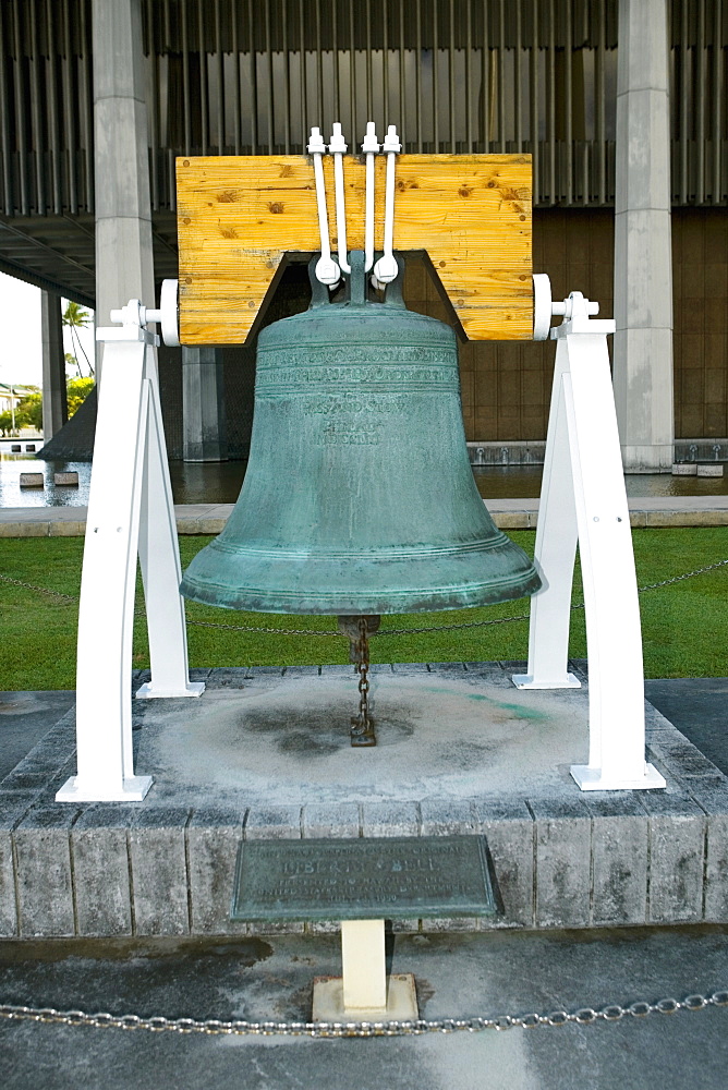 Close-up of a bell, Honolulu, Oahu, Hawaii Islands, USA