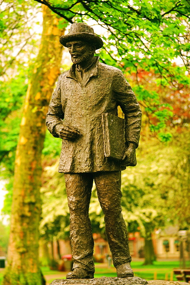 Close-up of a statue, Van Gogh Statue, Neunen, Netherlands