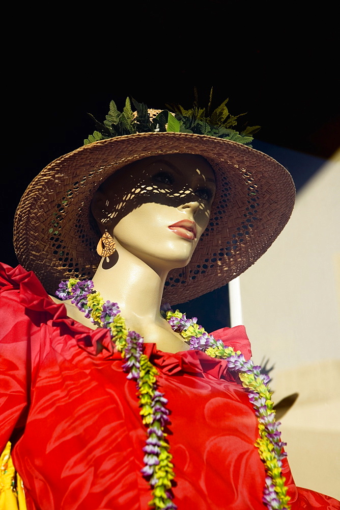 Close-up of a mannequin, Honolulu, Oahu, Hawaii Islands, USA