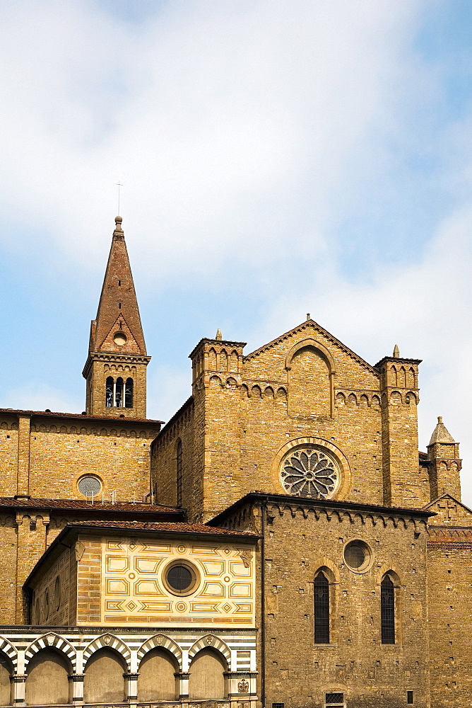 Low angle view of a church, Church of Santa Maria Novella, Florence, Tuscany, Italy