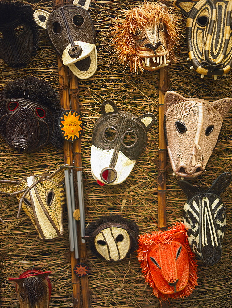 Close-up of masks, Old Panama, Panama City, Panama