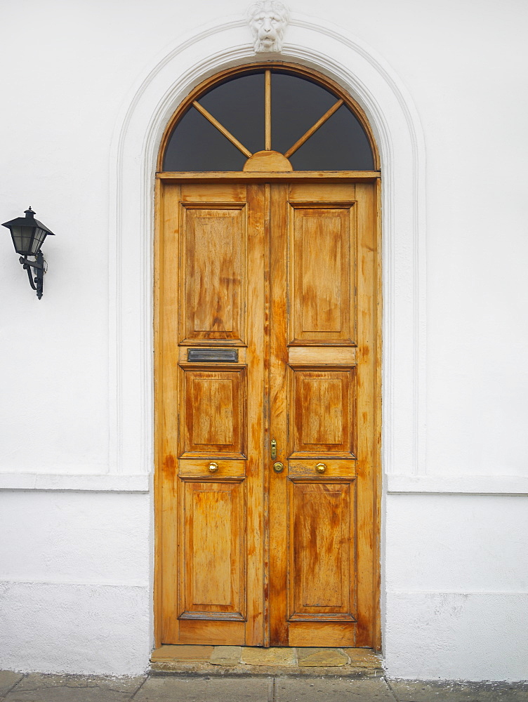 Closed doors of a building, Old Panama, Panama City, Panama