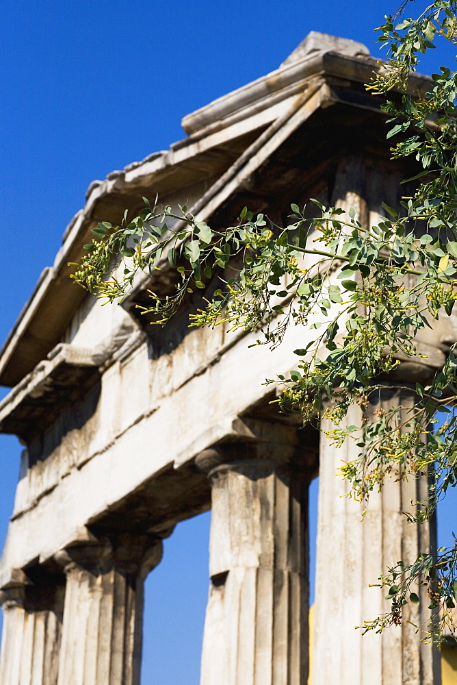 High section view of a temple, Parthenon, Acropolis, Athens, Greece