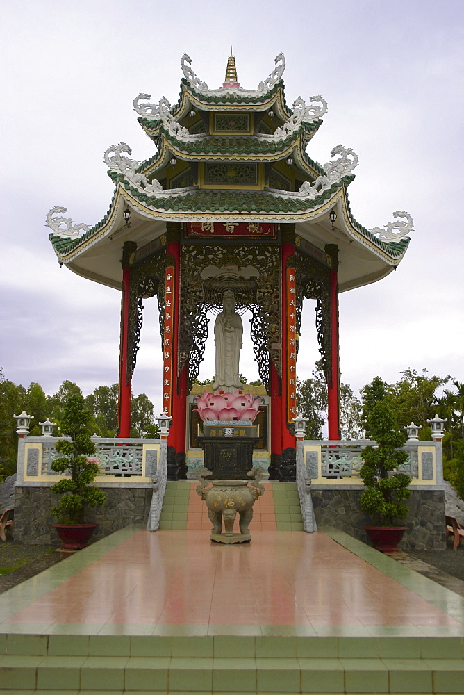 Statue of Buddha in a temple, Dong Hoi, Vietnam