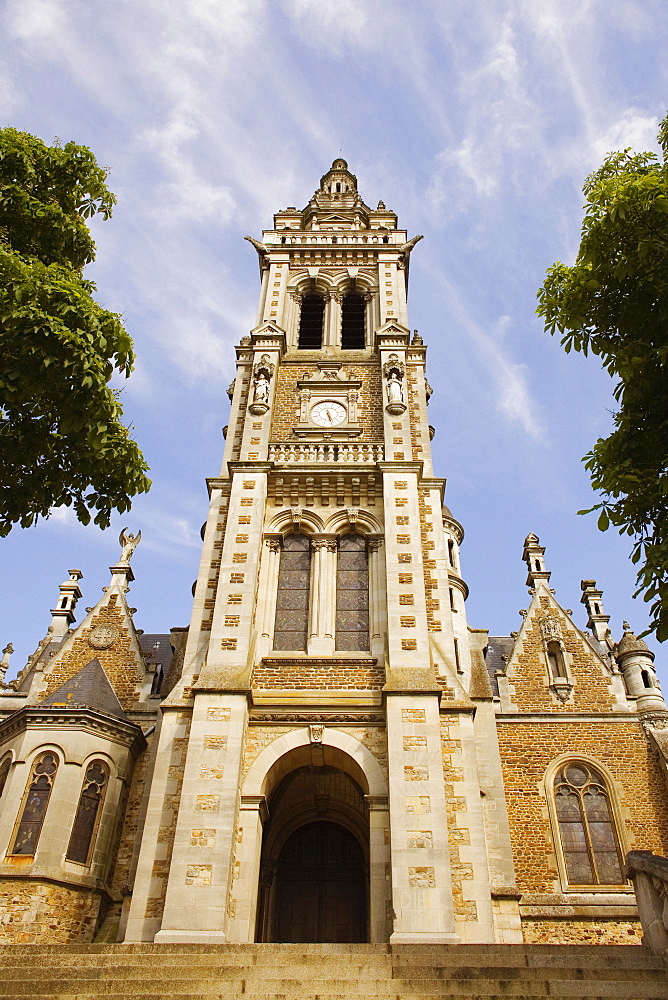 Low angle view of a church, Eglise St.-Benoit, Le Mans, France