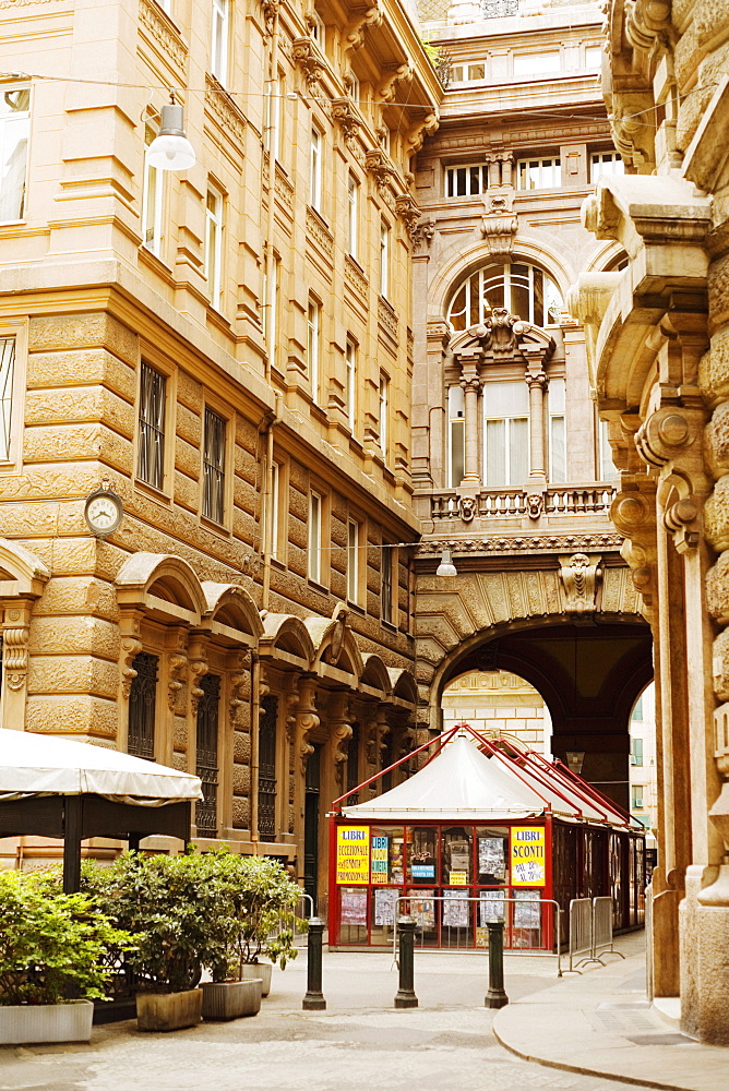 Low angle view of a building, Via XX Settembre, Genoa, Liguria, Italy