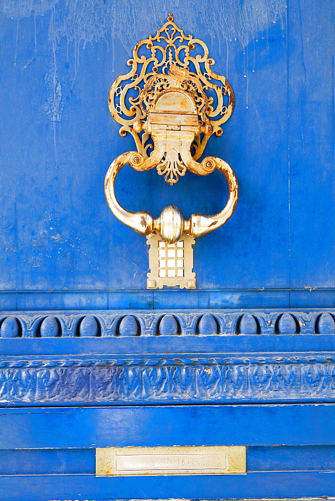 Details of a door knocker, Vieux Bordeaux, Bordeaux, France