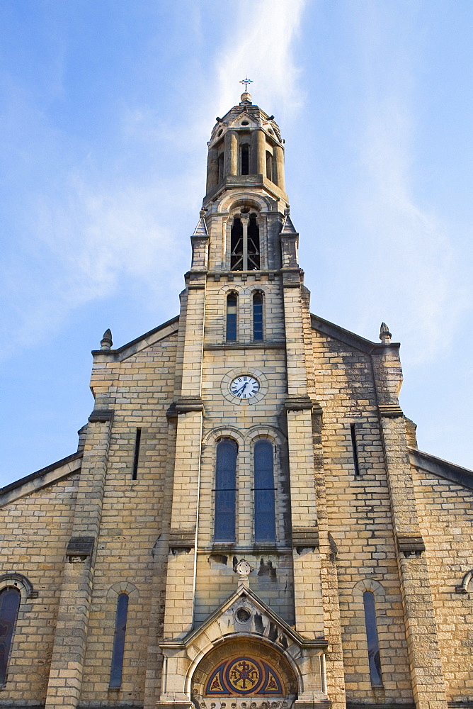 Low angle view of a church, Biarritz, Basque Country, Pyrenees-Atlantiques, Aquitaine, France