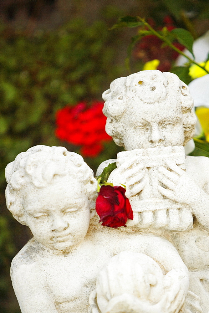 Close-up of statues, Sorrento, Sorrentine Peninsula, Naples Province, Campania, Italy