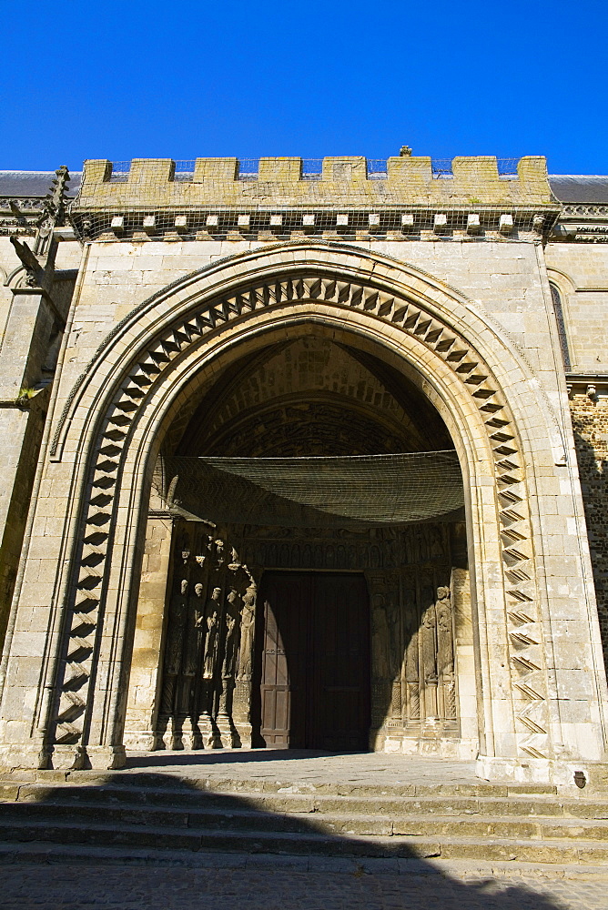 Entrance of a building, Le Mans, Sarthe, Pays-de-la-Loire, France