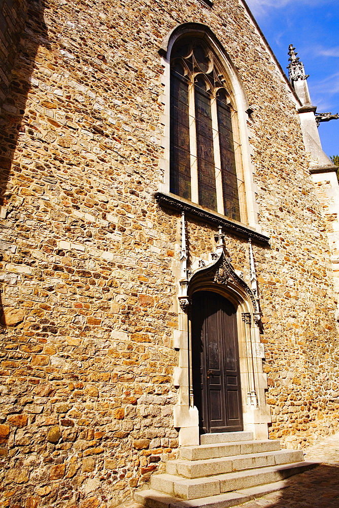 Entrance of a church, Eglise St-Benoit, Le Mans, Sarthe, France