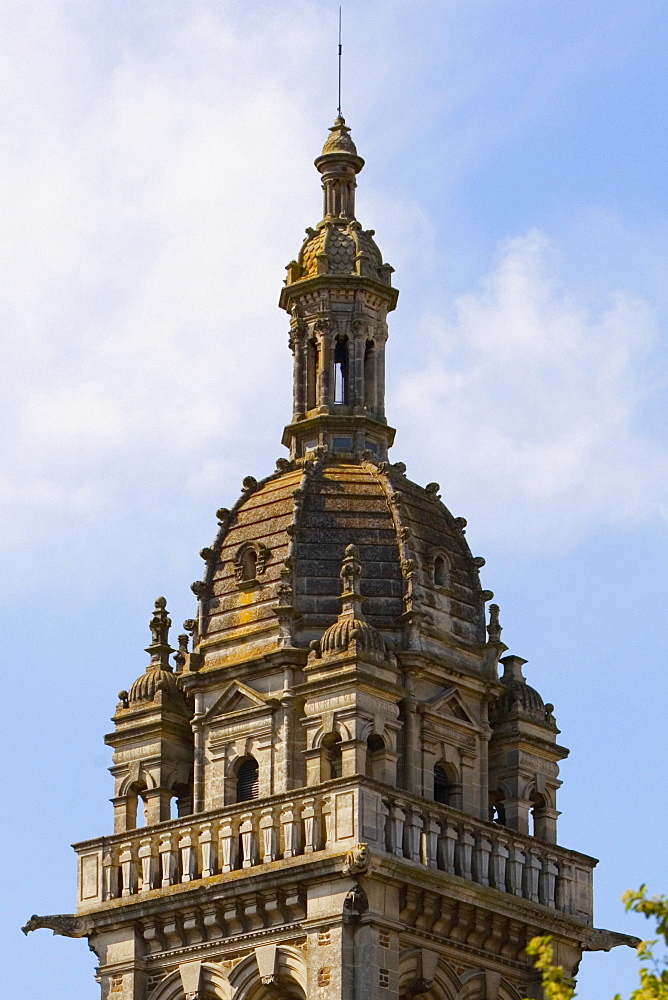 Low angle view of a cathedral, Le Mans Cathedral, Le Mans, France