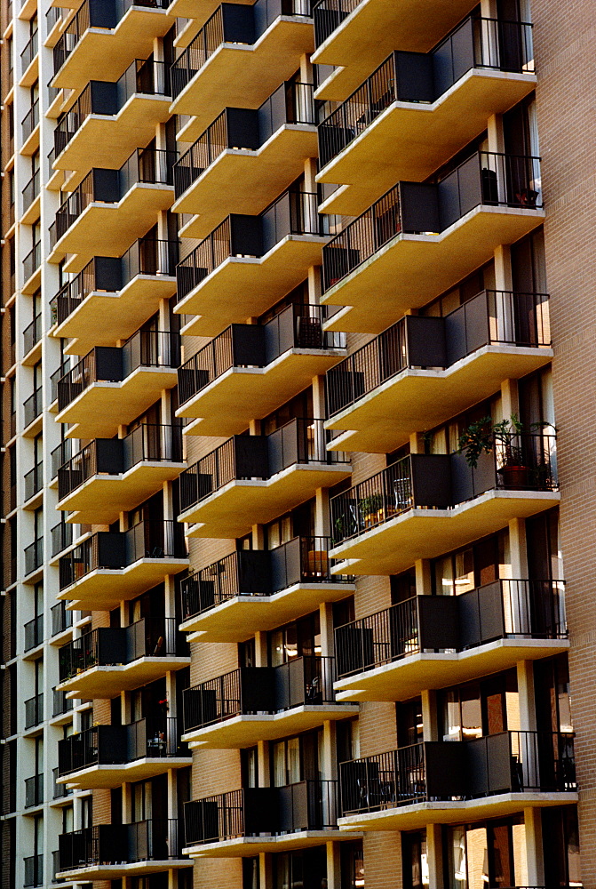 Close-up of Westchester apartments in College Park, Maryland