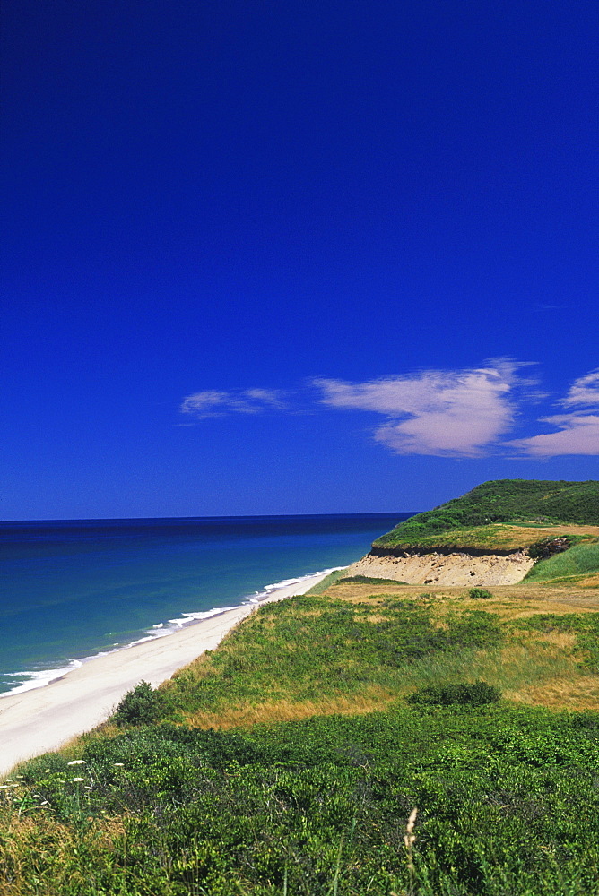 High angle view of the beach, Cape Cod, Massachusetts, USA 