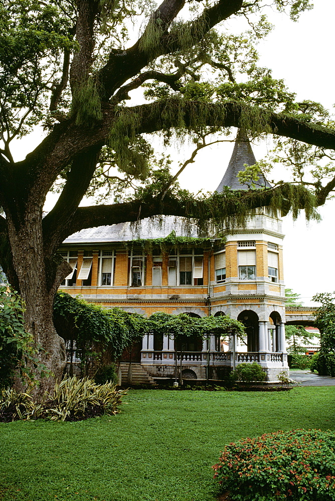 View of Victorian mansion, Port of Spain, Trinidad