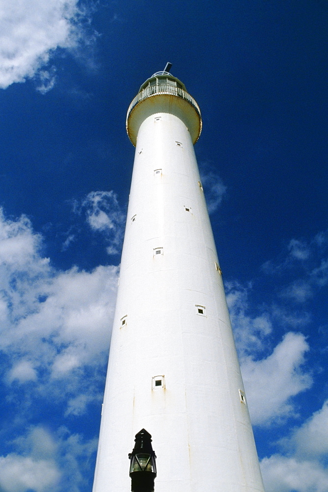 Low angle view of Gibbs lighthouse, Southampton, Bermuda