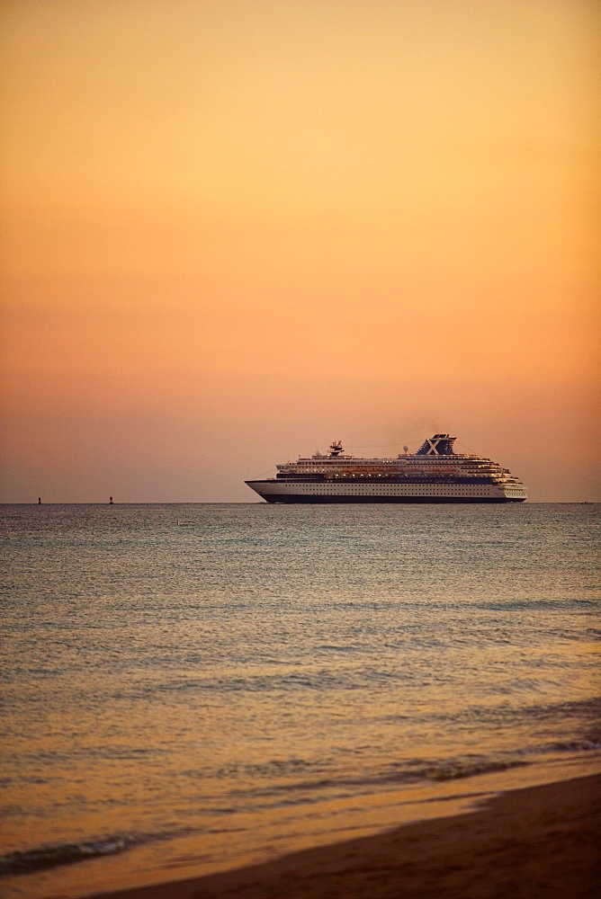 Cruise ship in the sea, Miami, Florida, USA