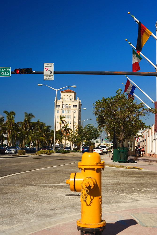 Fire hydrant on the roadside