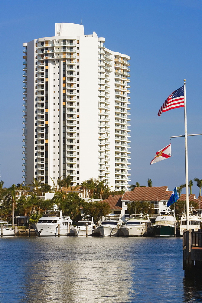 Building at the waterfront