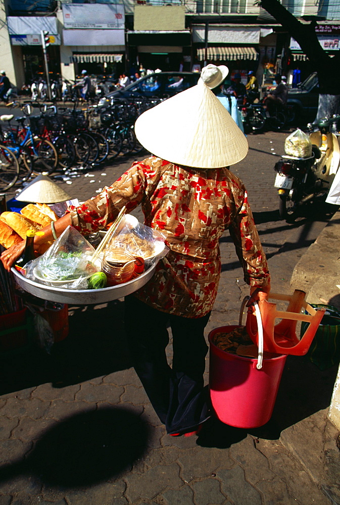 Walking restaurant, Ho Chi Minh City (formerly Saigon) Vietnam