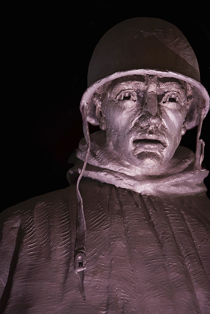 Close-up of a statue of army soldiers, Korean War Memorial, Washington DC, USA