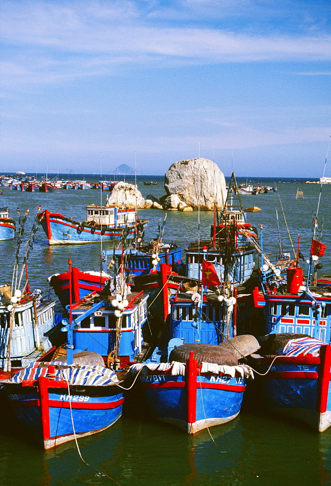 Fishing fleet in Nha Trang, Vietnam