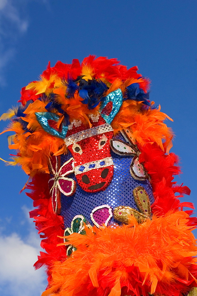 Low angle view of a traditional headdress