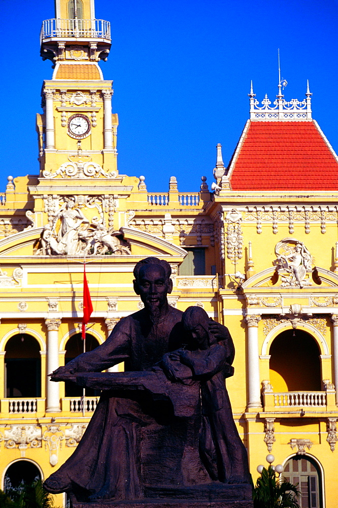 Ho Chi Minh statue, Ho Chi Minh City (formerly Saigon) Vietnam