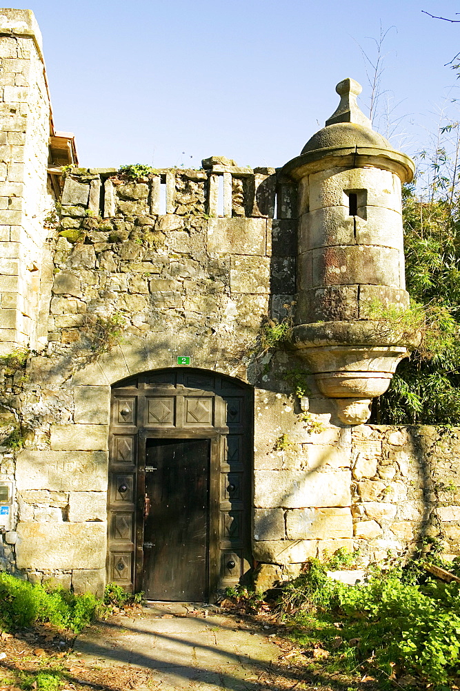 Facade of a castle, Spain