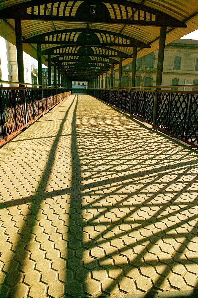 Close-up of an elevated walkway, Spain