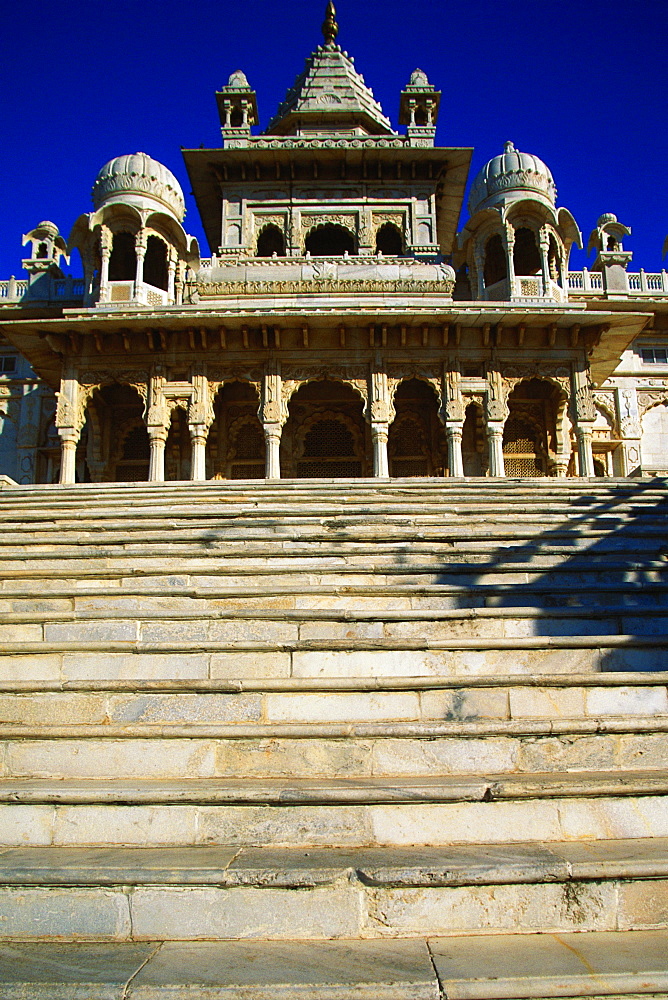 Low angle view of a crematorium, Jodhpur, Rajasthan, India