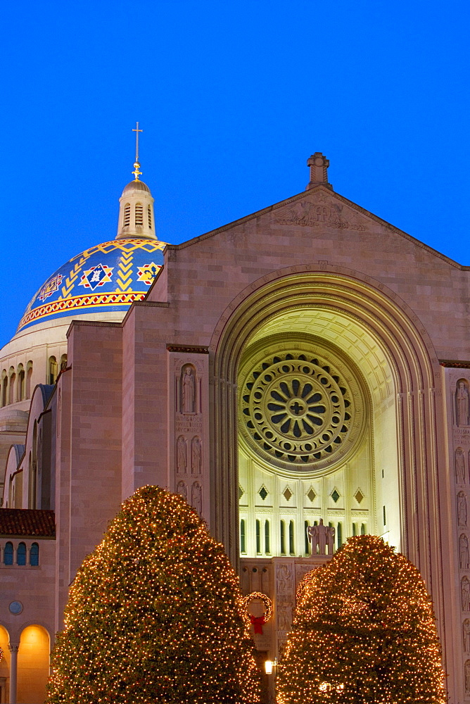 Facade of a church, Washington DC, USA