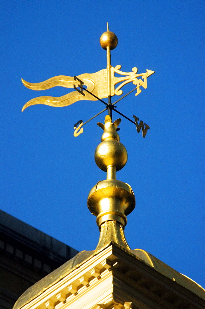 Low angle view of a weather vane, Boston, Massachusetts, USA