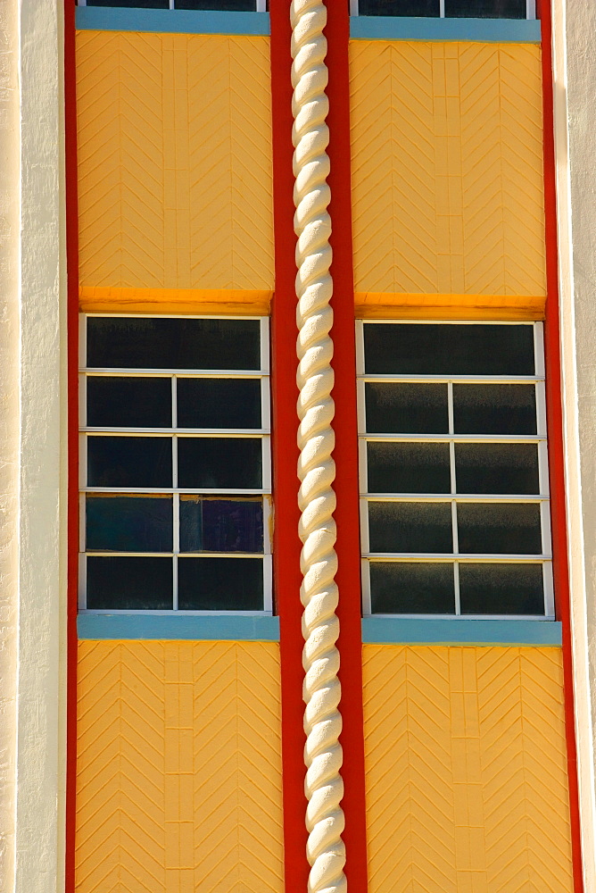 Close-up of windows on a building