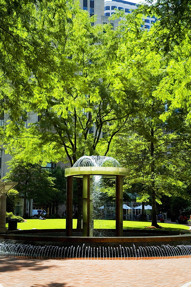 Fountain in front of a building, Boston, Massachusetts, USA