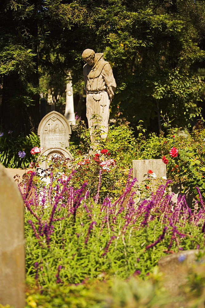 Statue in a park, San Francisco, California, USA