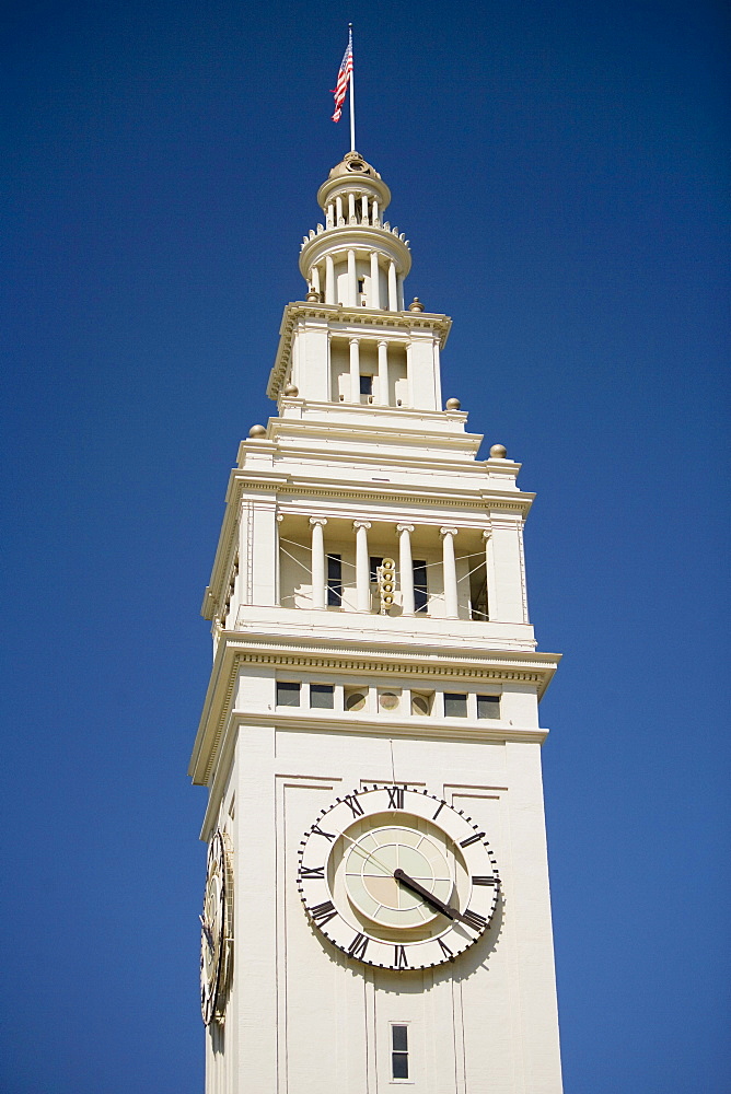 Low angle view of a clock tower, San Francisco, California, USA